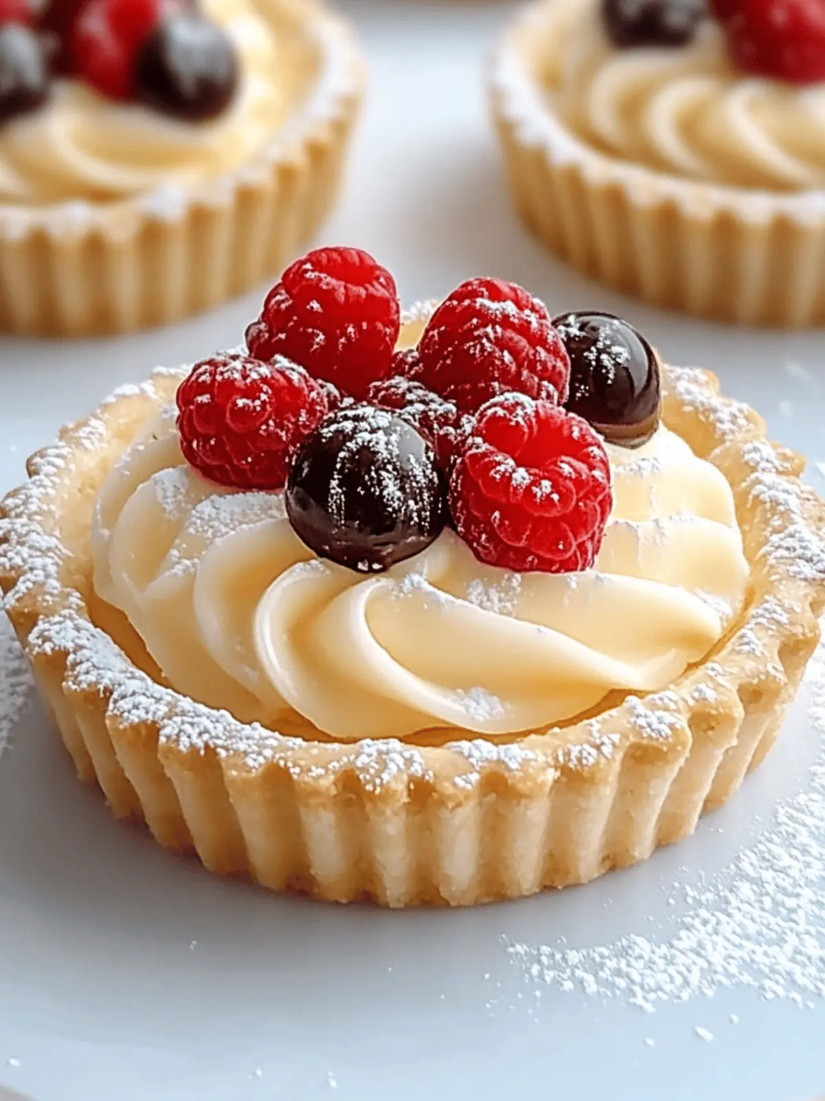 White Chocolate Mousse Tart