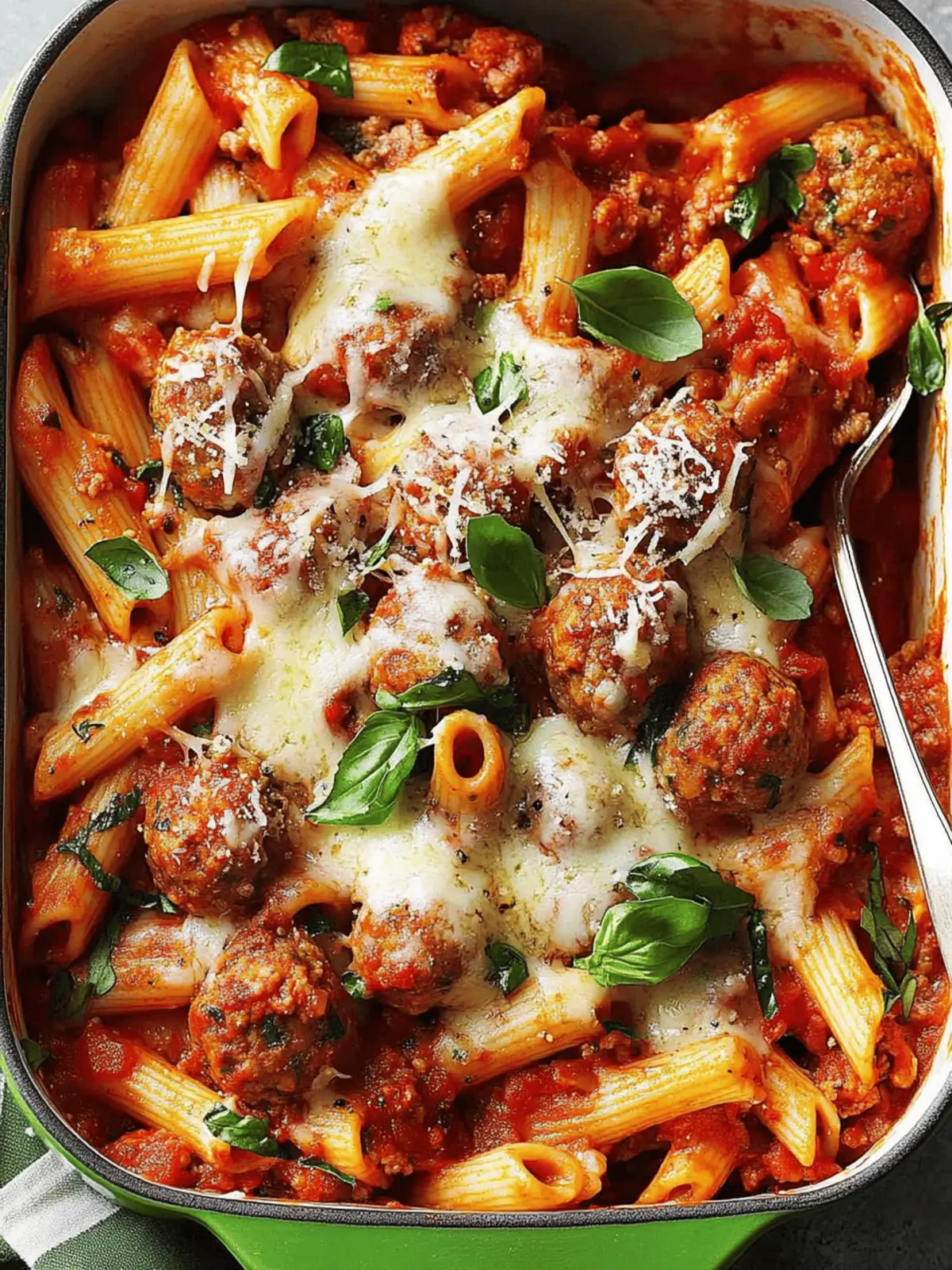 Ultimate Three-Cheese Meatball Mostaccioli You’ll Crave 5 Three-Cheese Meatball Mostaccioli