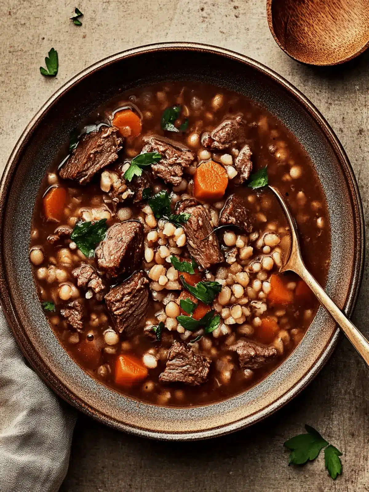 Beef & Barley Soup