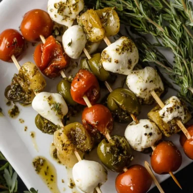 Mini Antipasto Skewers