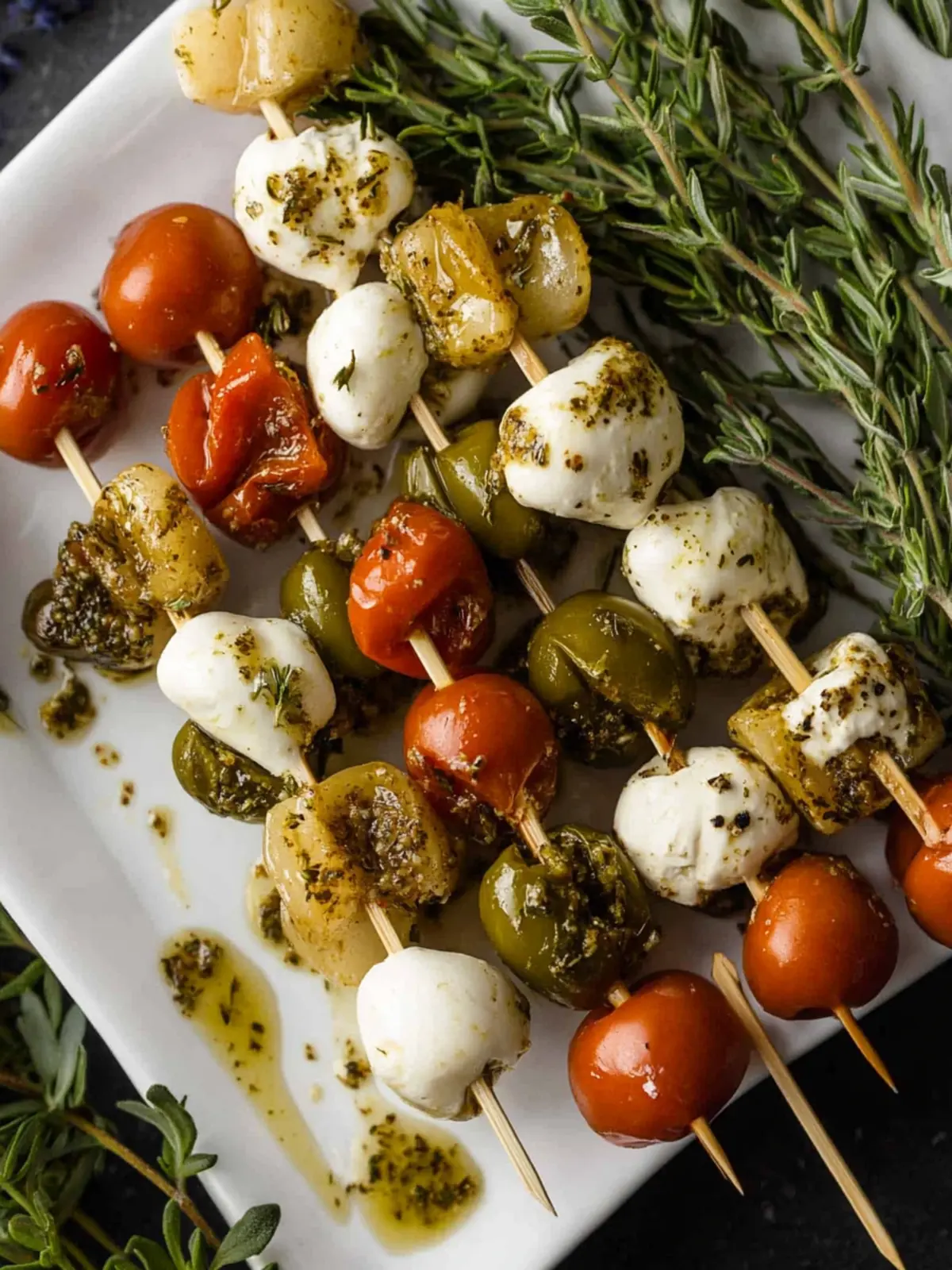 Mini Antipasto Skewers