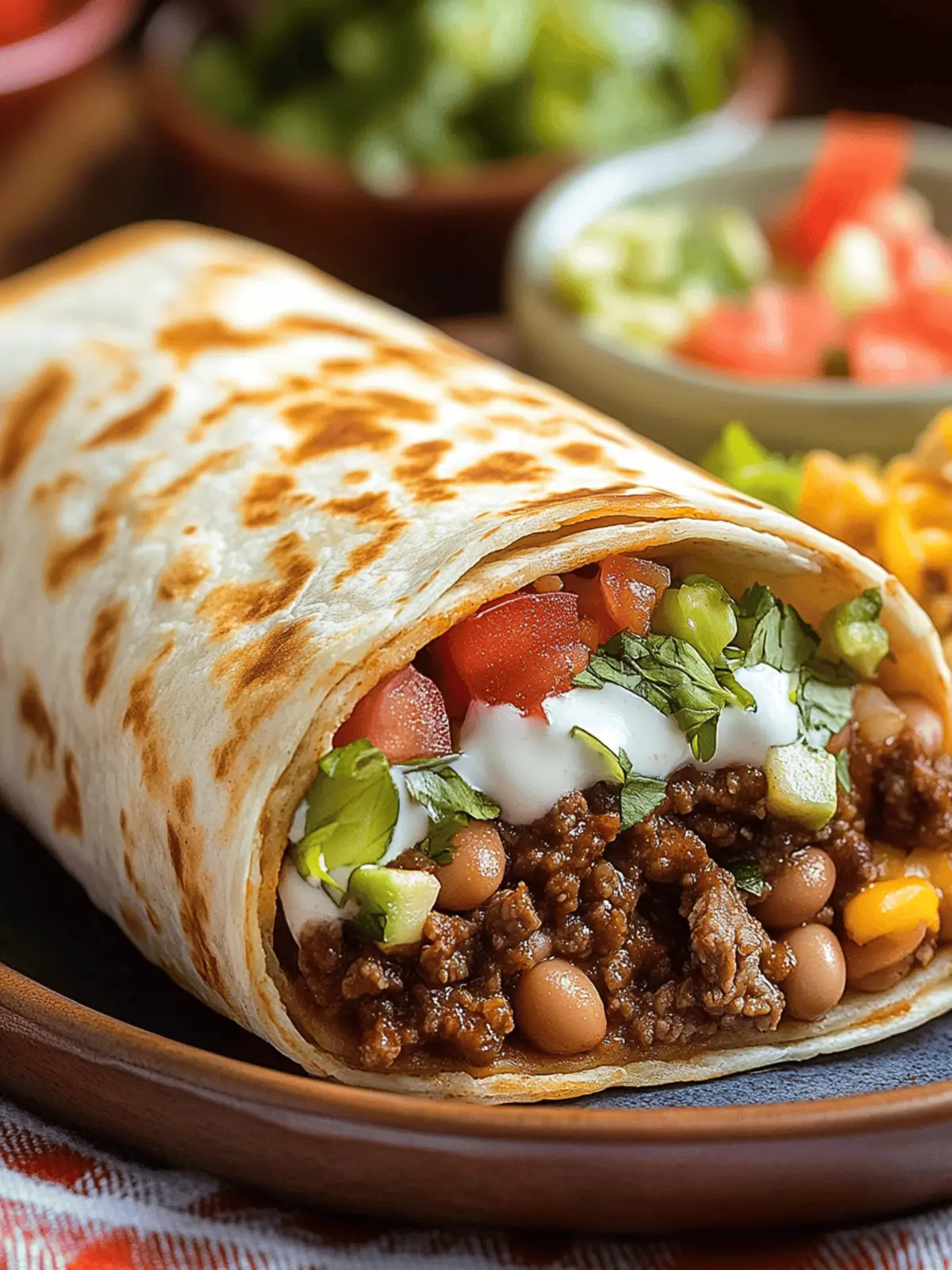 Classic Beef and Bean Burritos