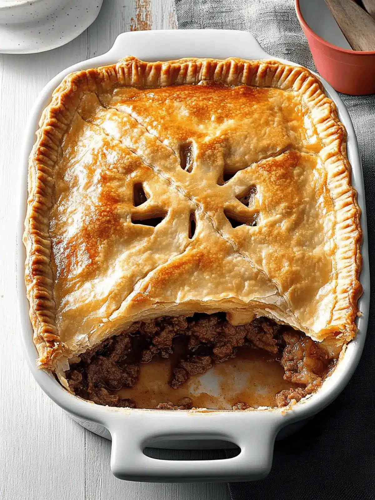 Savory Aberdeen Beef Pie with Crispy Bacon Delight 4 Aberdeen Beef Pie