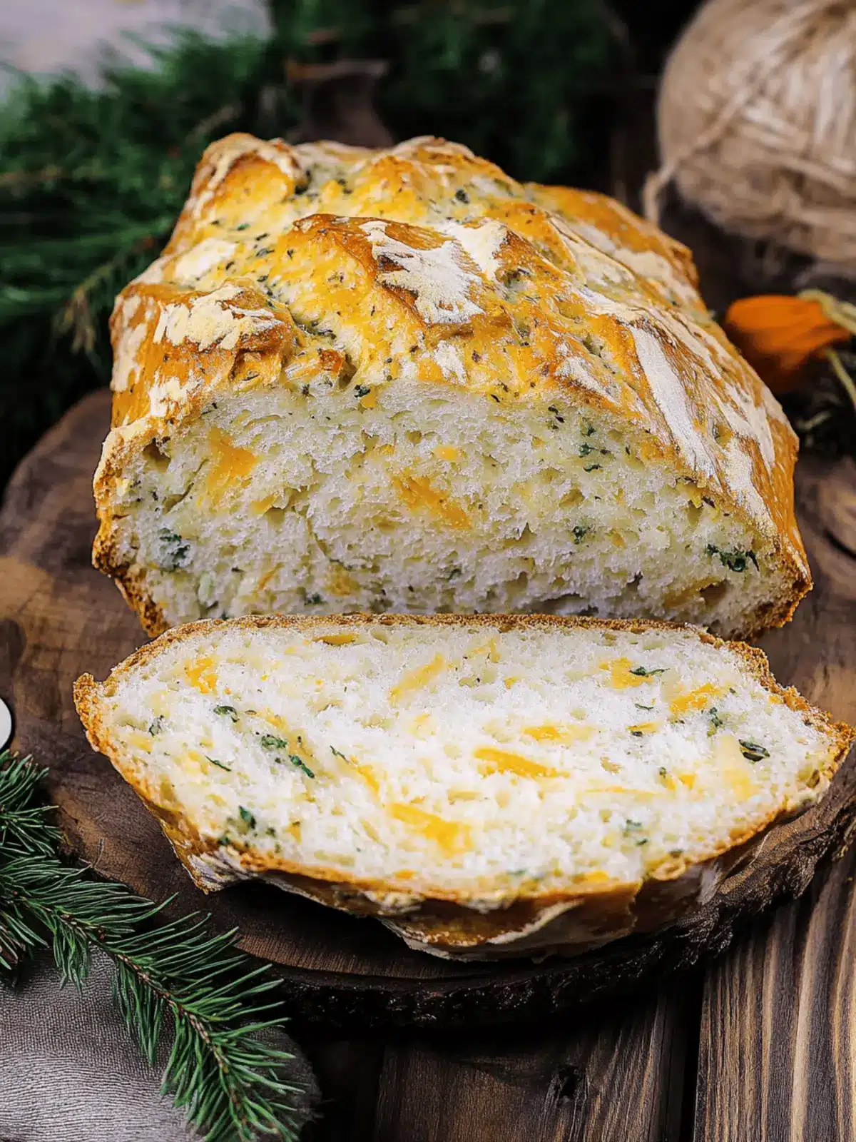 Cheddar and Herb Soda Bread