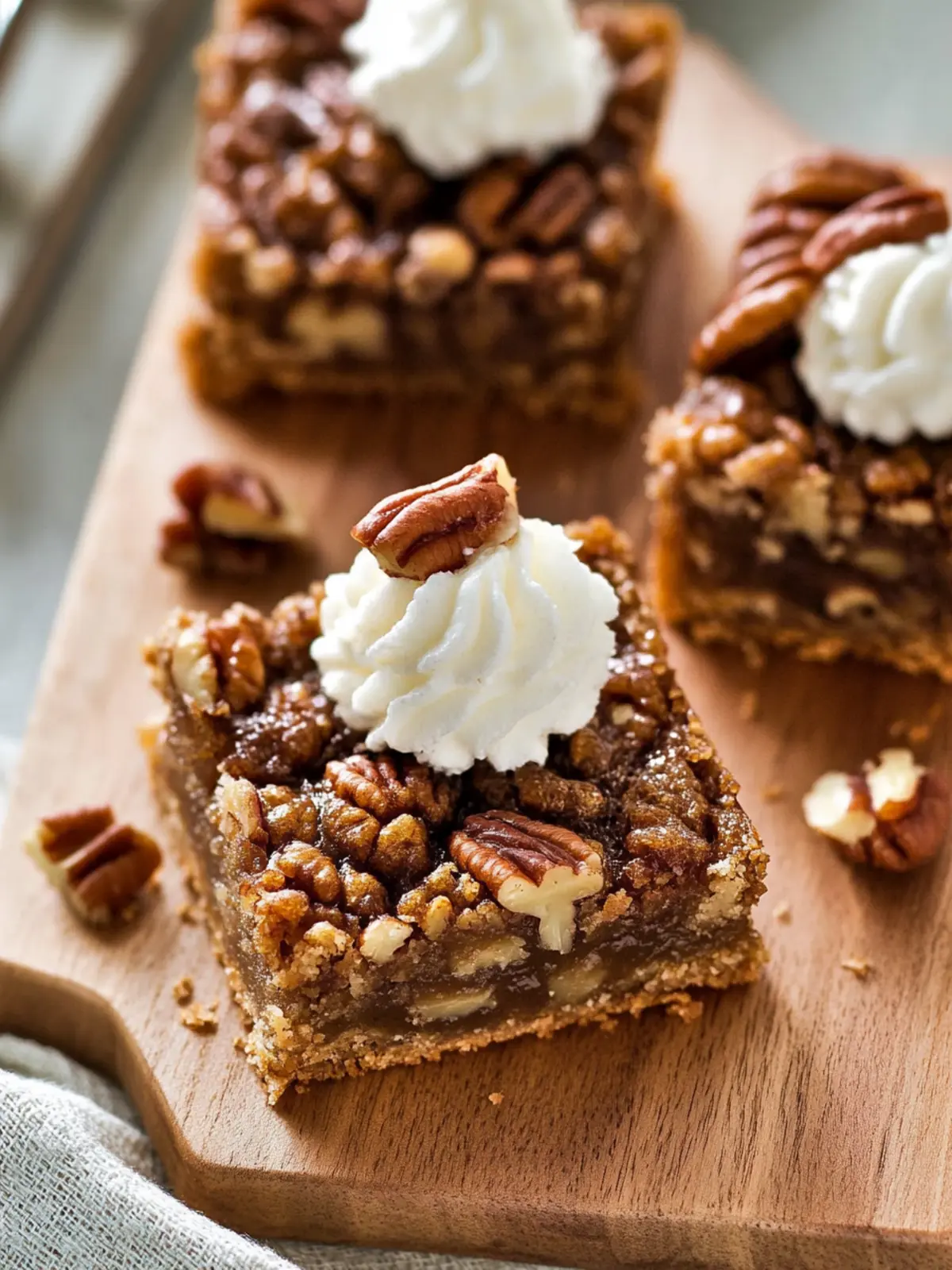 Irresistible Pecan Pie Bars: Gooey, Gluten-Free Delight 2 Pecan Pie Bars