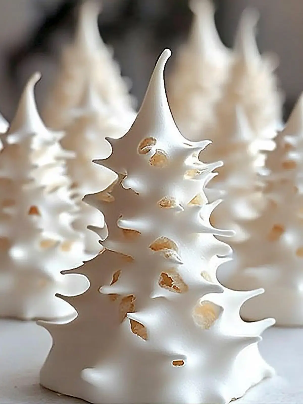 Delightful Tree Meringue Cookies for a Festive Holiday Treat 2 Tree Meringue Cookies