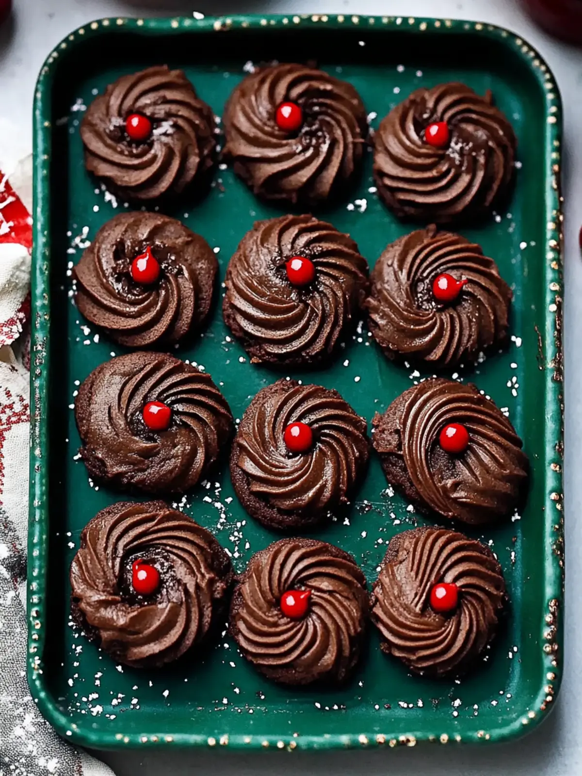 Piped Chocolate Butter Cookies That Melt in Your Mouth 2 Piped Chocolate Butter Cookies