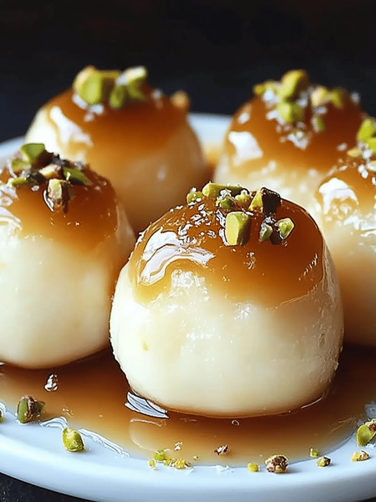 Ricotta Pistachio Honey Bites