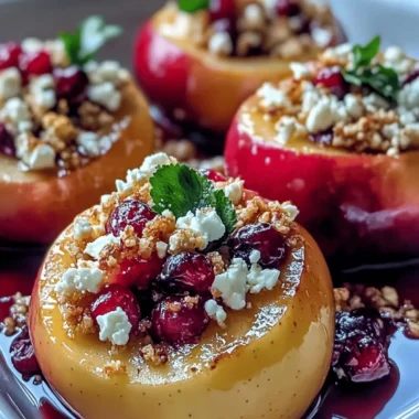 Baked Apples with Feta, Honey, and Cranberries for Cozy Nights 9 Baked Apples with Feta, Honey, and Cranberries