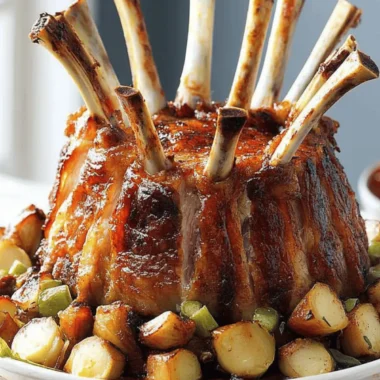 Crown Roast of Pork with Savory Mushroom Dressing Delight 9 Crown Roast of Pork