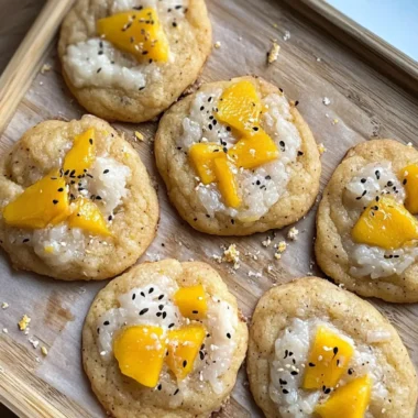 Mango Sticky Rice Cookies