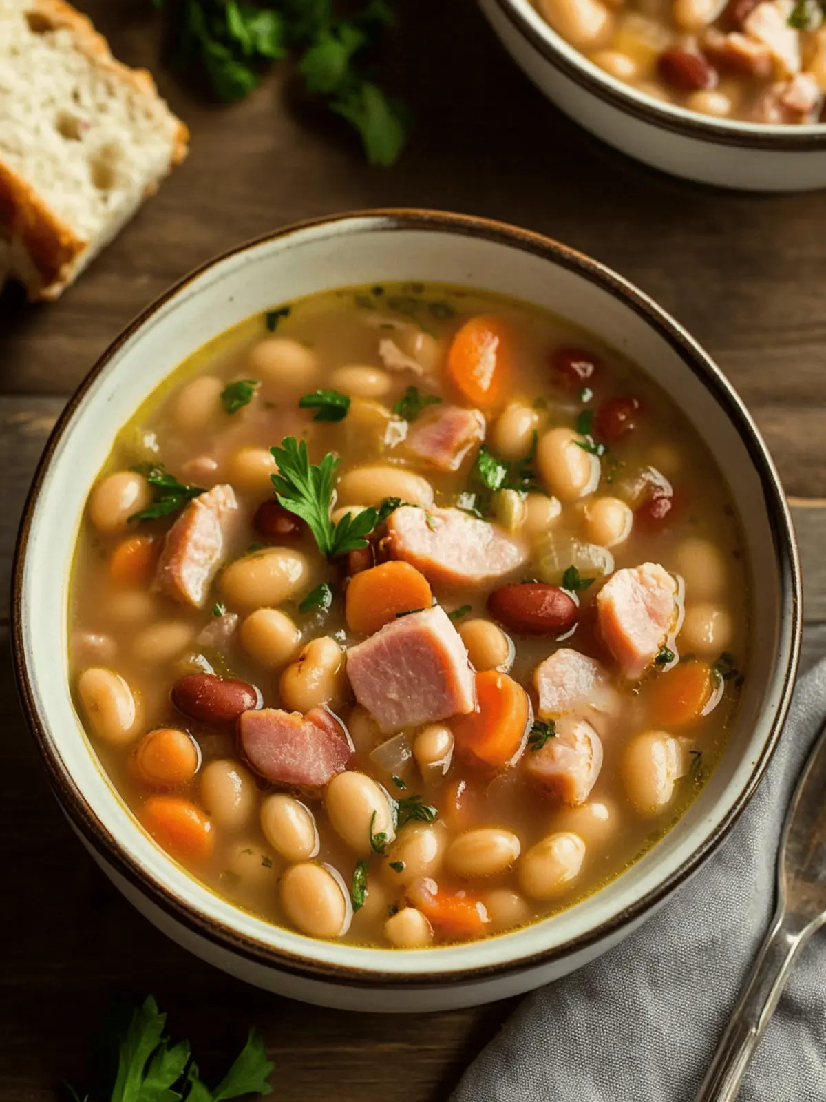 Quick Ham and Bean Soup: Your Cozy Weeknight Delight 4 Quick Ham and Bean Soup
