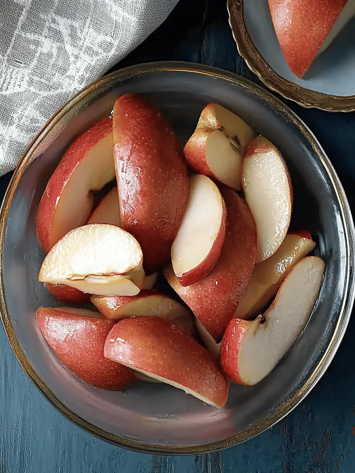 Deliciously Roasted Apples: A Sweet Cinnamon Delight 2 Roasted Apples