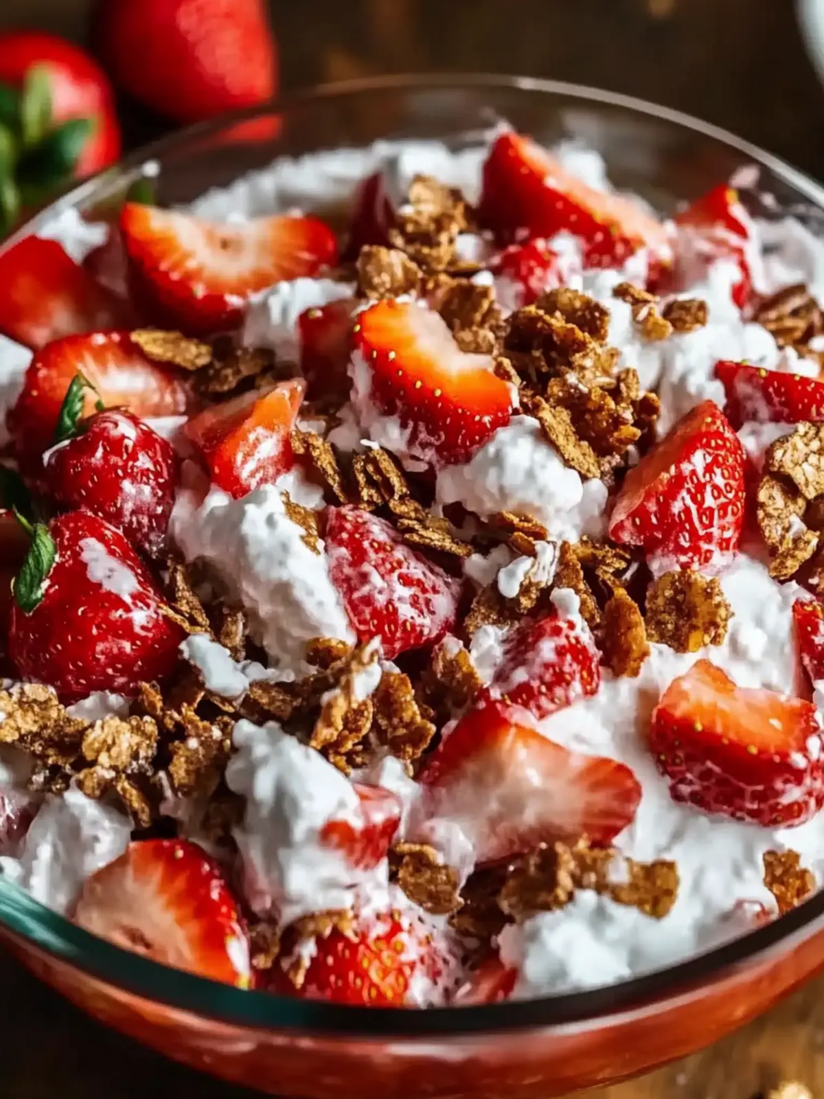 Strawberry Crackle Salad