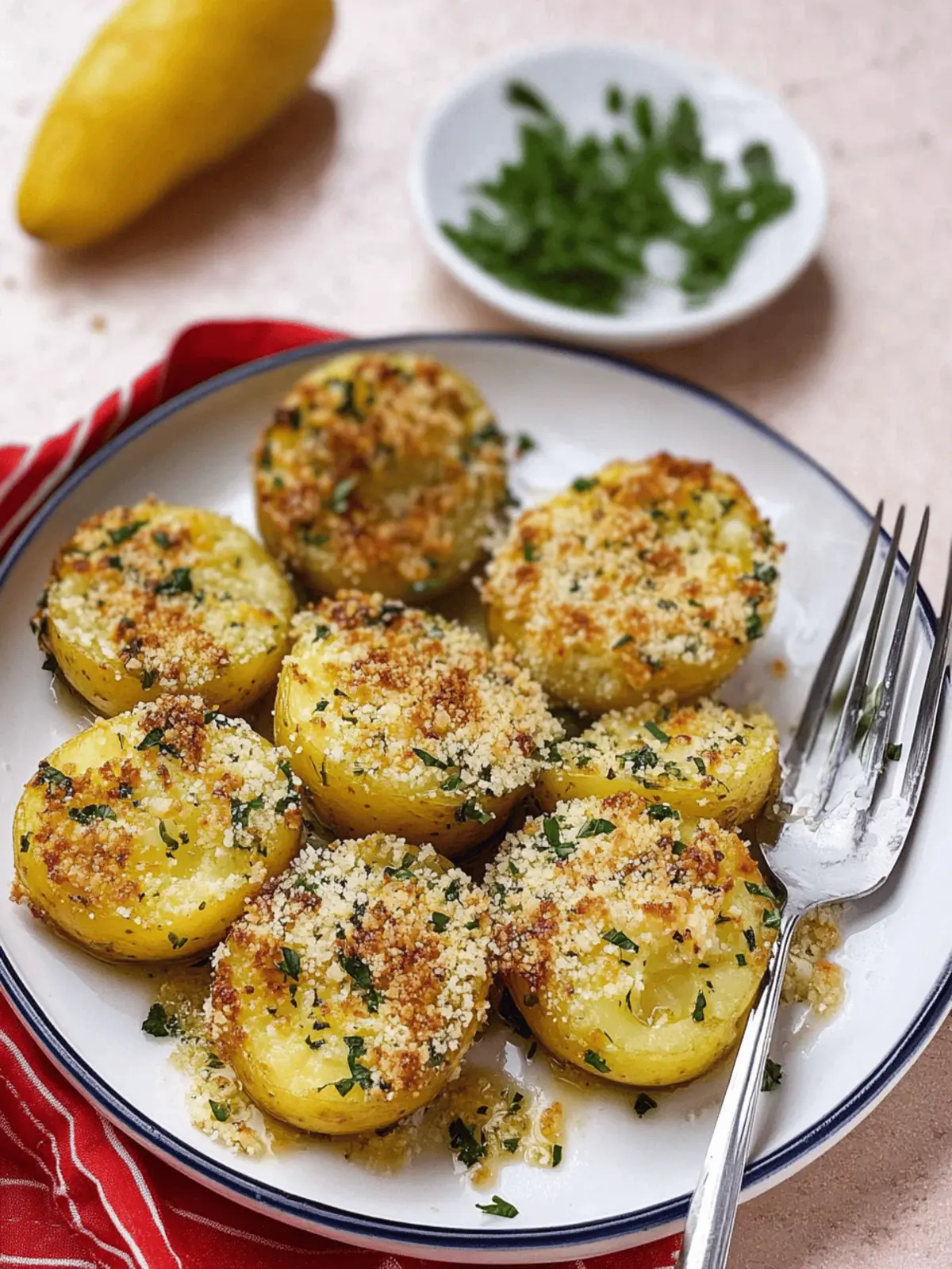 TikTok Parmesan Potatoes