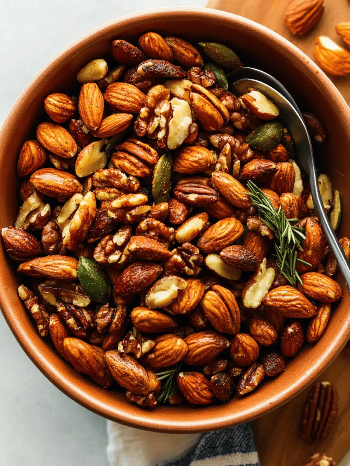 Spicy Roasted Party Nuts