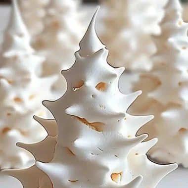 Tree Meringue Cookies