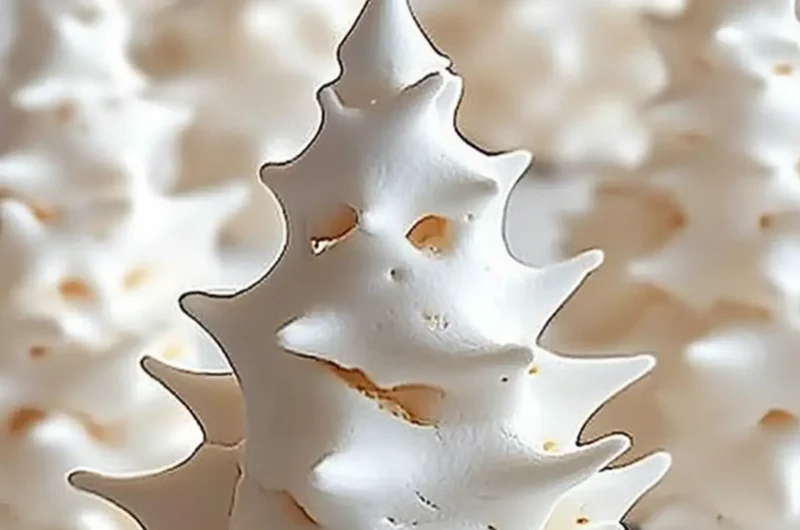 Tree Meringue Cookies