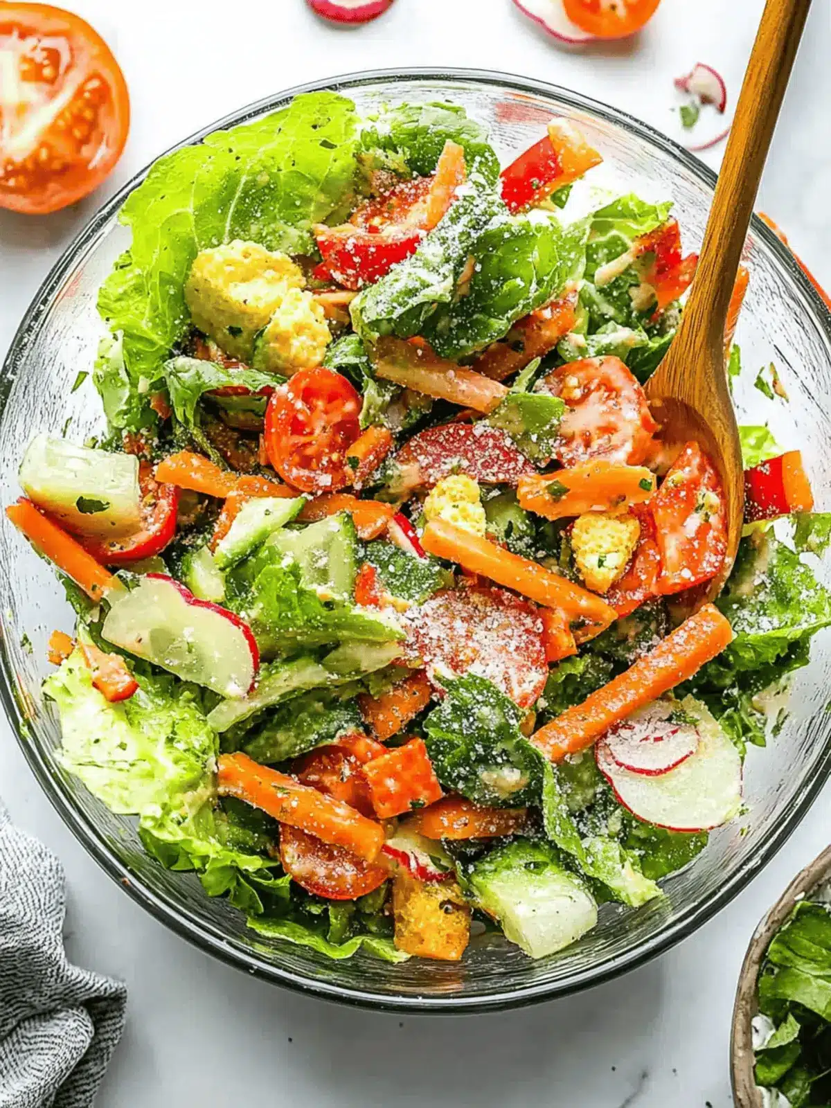Classic House Salad with Zesty Vinaigrette You’ll Crave 2 Classic House Salad
