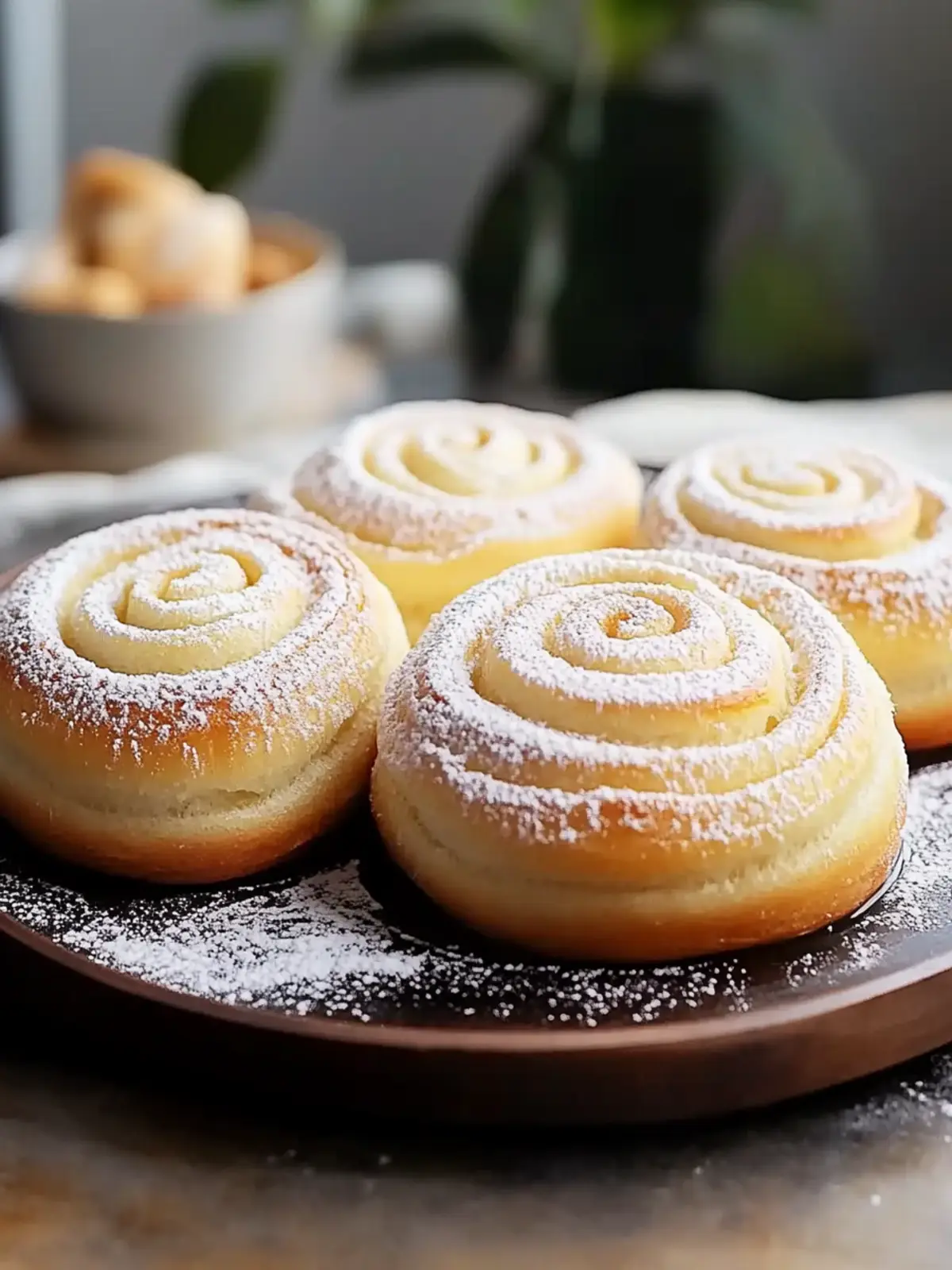 Vanilla Pan de Mallorca Rolls
