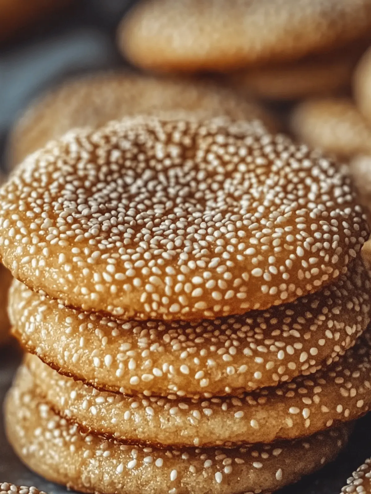 Sesame Honey Cookies