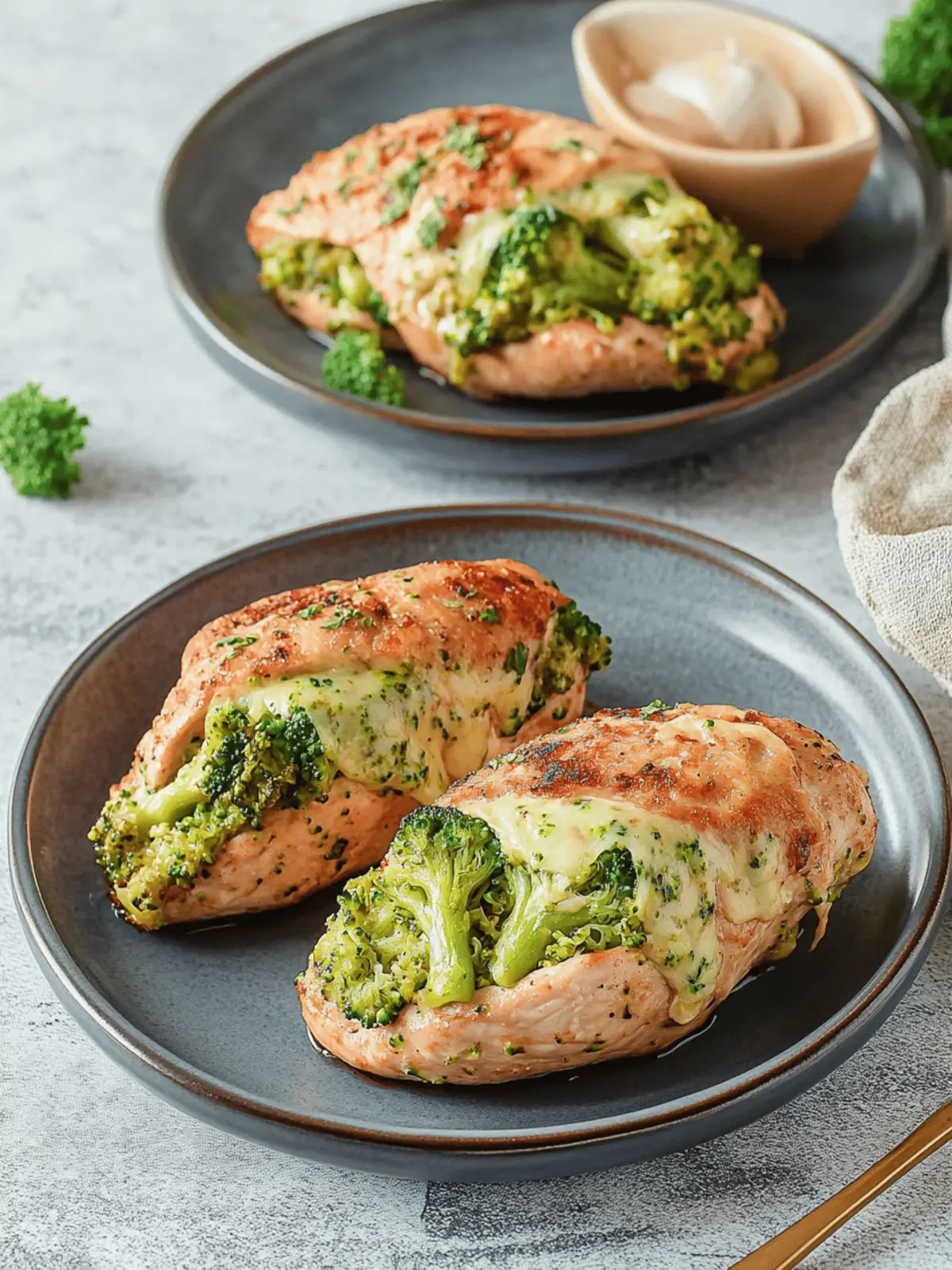 Broccoli Cheddar Stuffed Chicken Breast