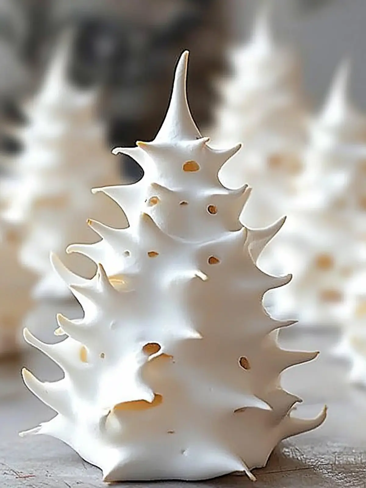 Whimsical Tree Meringue Cookies to Brighten Your Holiday 4 Tree Meringue Cookies