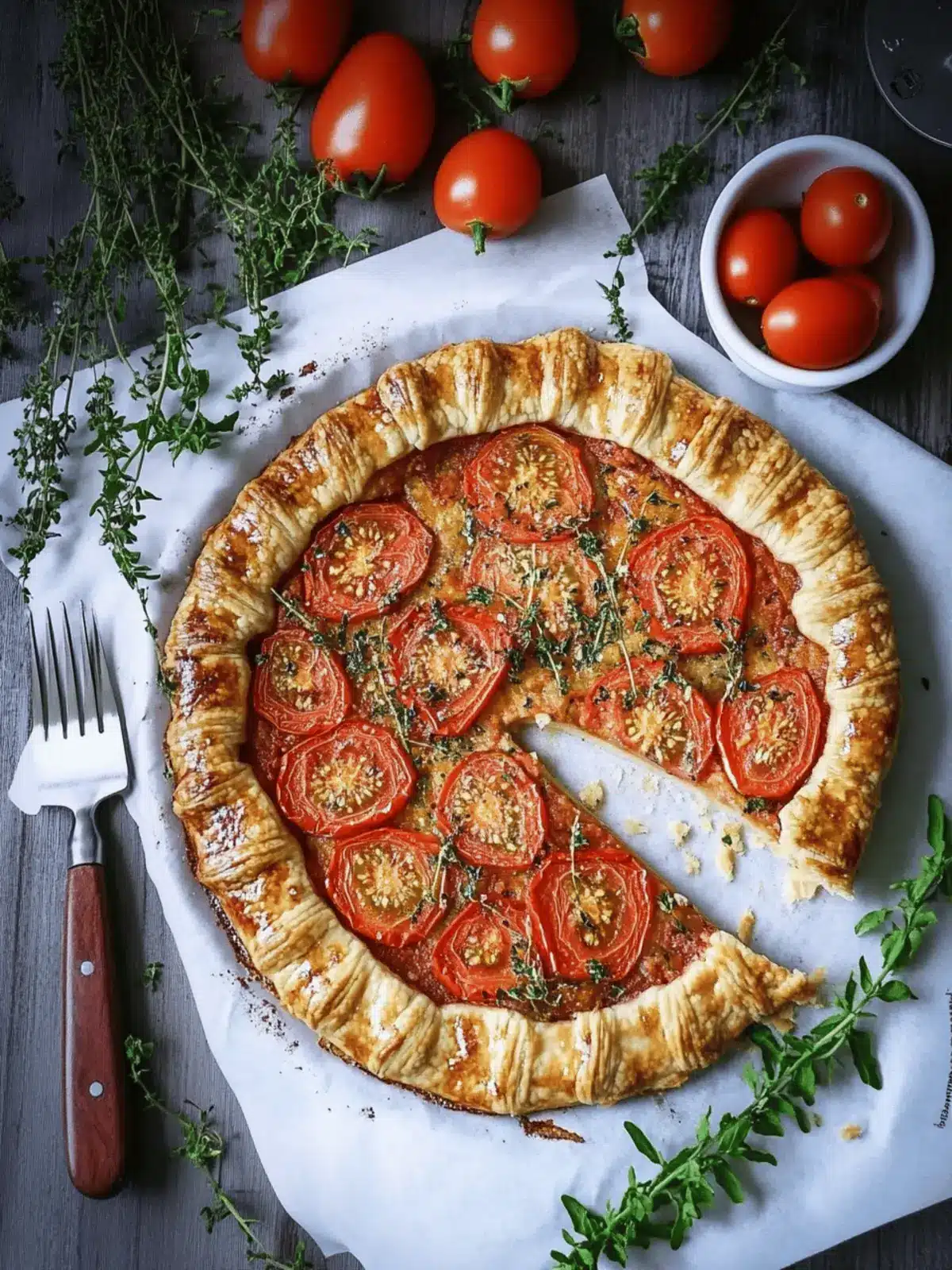 Irresistible Tomato Galette: A Homemade Slice of Heaven 5 Tomato Galette