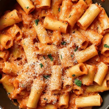Creamy Tomato Rigatoni Pasta
