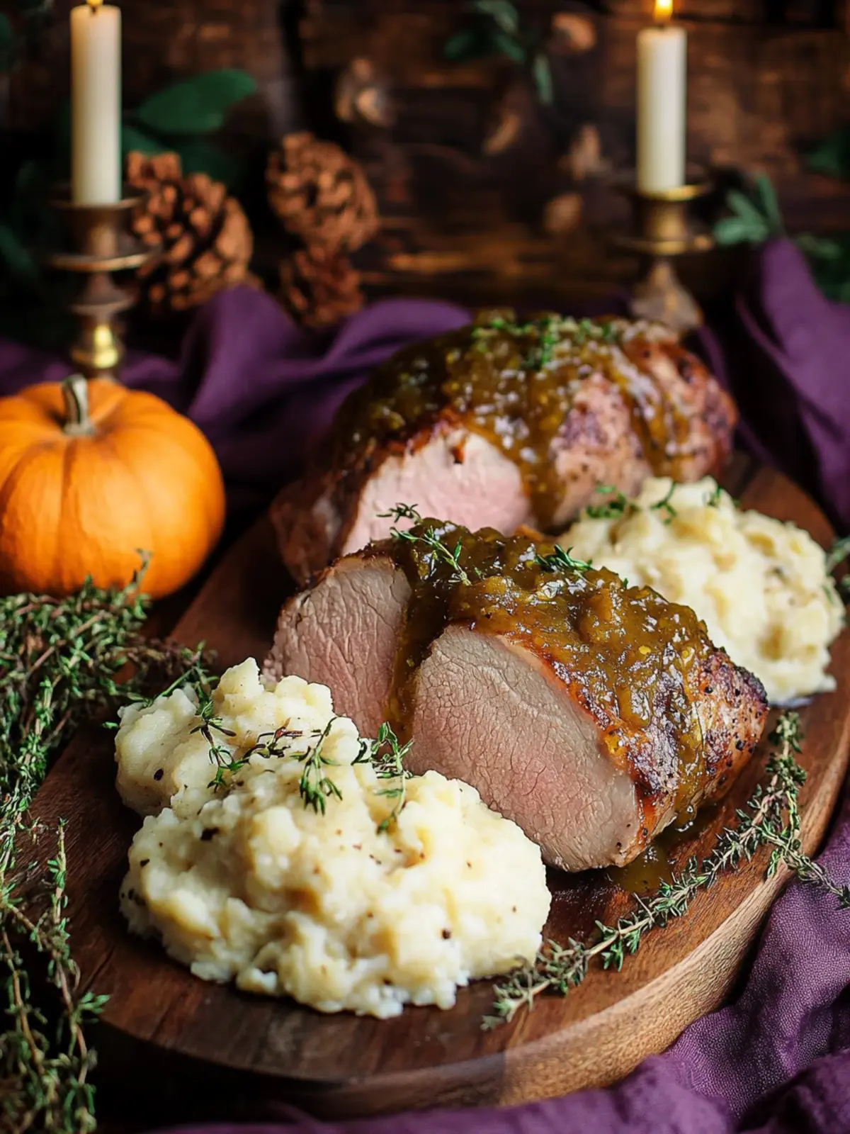 Maple Mustard Pork Tenderloin