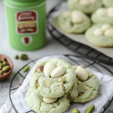 Pistachio Pudding Cookies