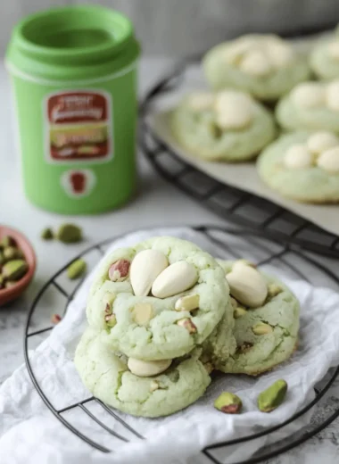 Pistachio Pudding Cookies