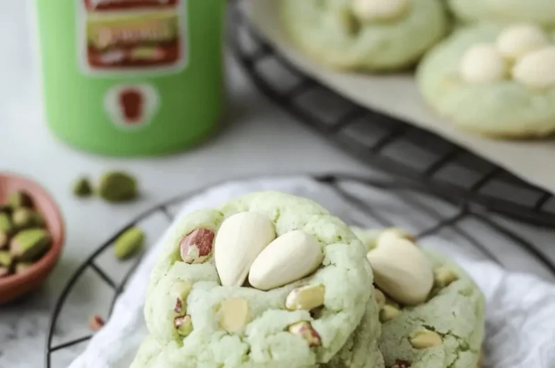 Pistachio Pudding Cookies