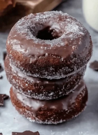 15 minutes Chocolate Donuts