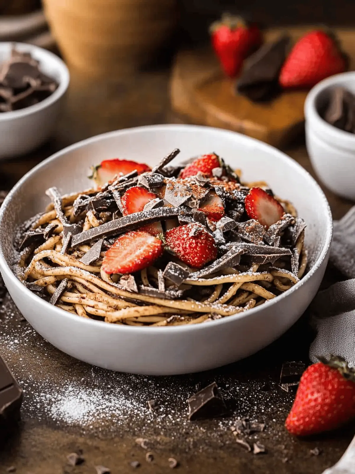 Delightful Chocolate Pancake Spaghetti for Fun Breakfasts 4 Chocolate Pancake Spaghetti