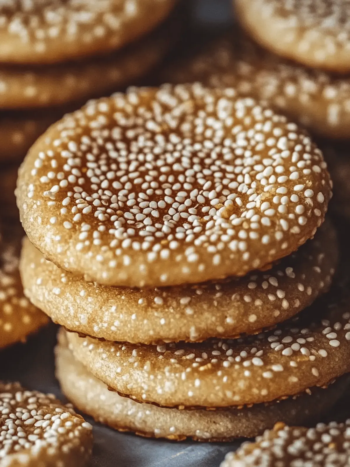 Sesame Honey Cookies