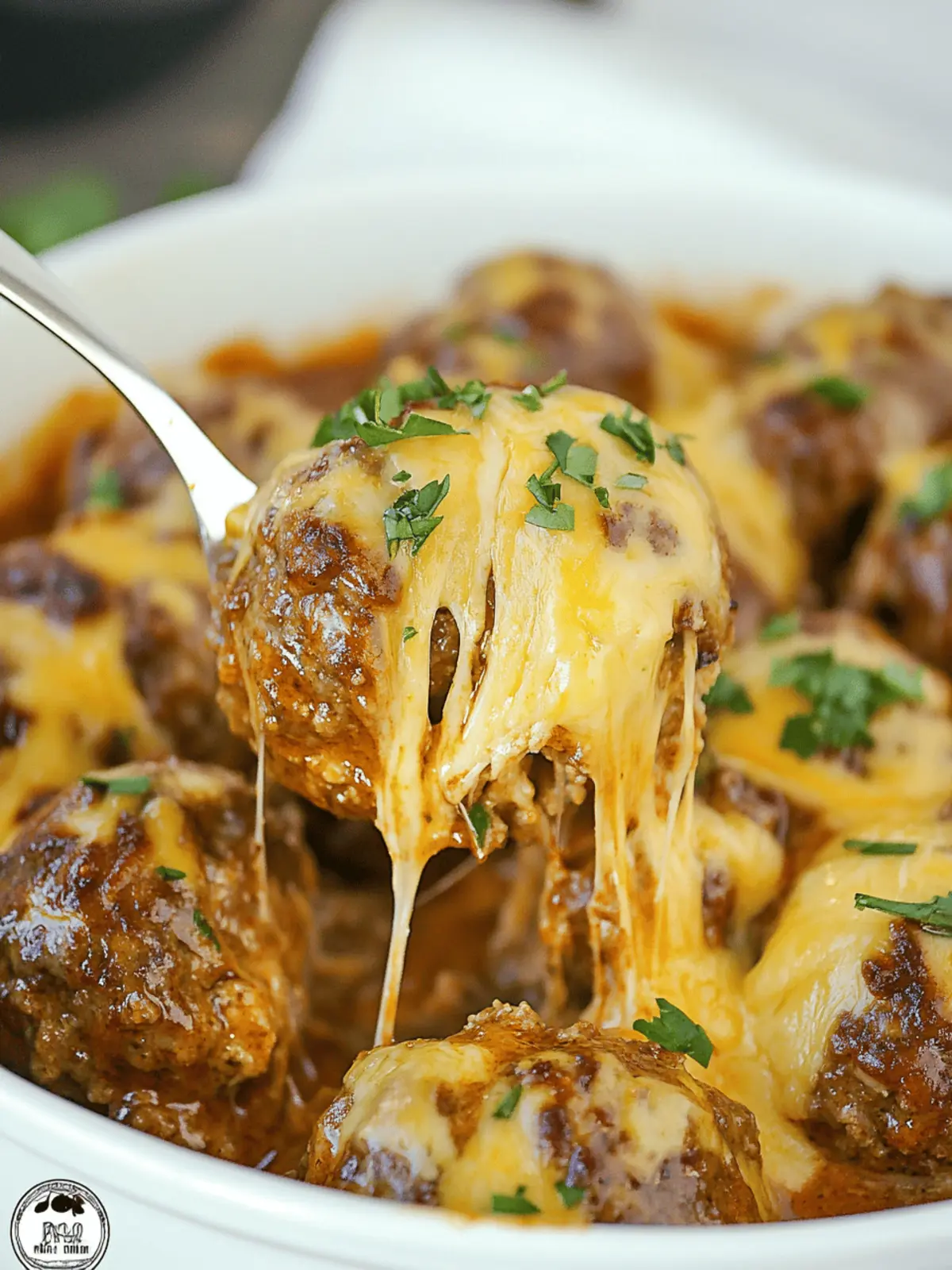 Cheesy Mexican Meatballs