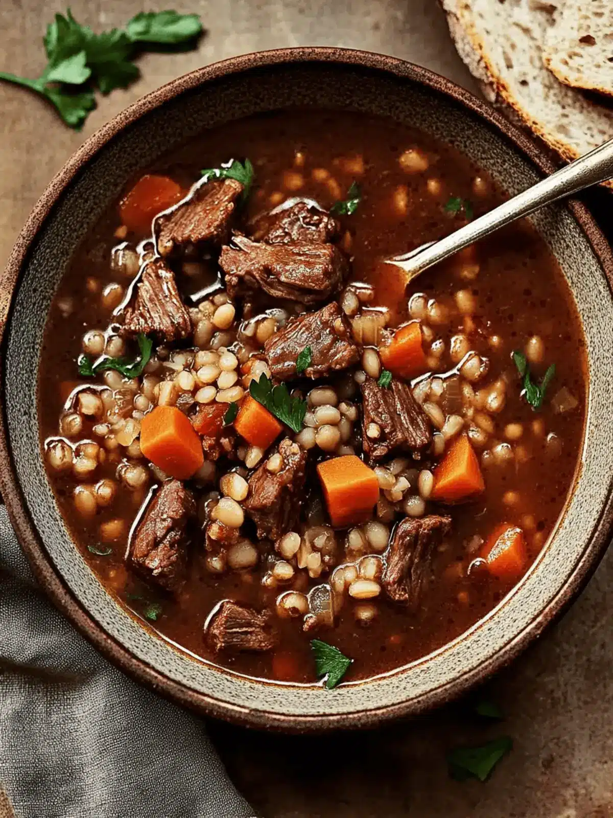 Beef & Barley Soup