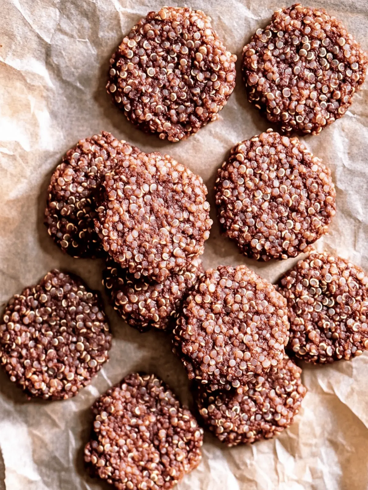 Crispy Quinoa Cacao Cookies You'll Crave – No-Bake Delight 3 Crispy Quinoa Cacao Cookies