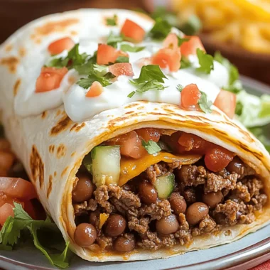 Classic Beef and Bean Burritos