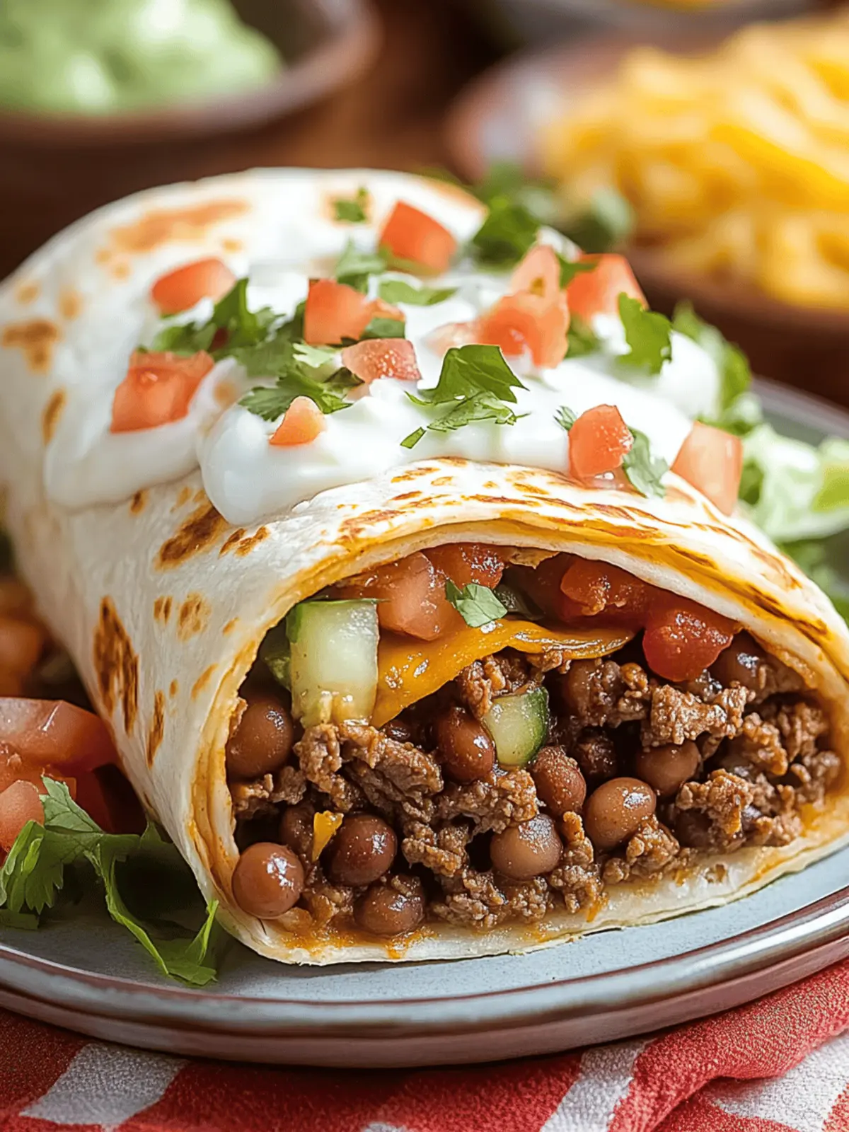 Classic Beef and Bean Burritos