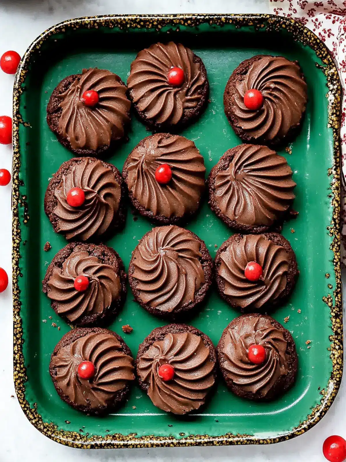 Piped Chocolate Butter Cookies That Melt in Your Mouth 5 Piped Chocolate Butter Cookies