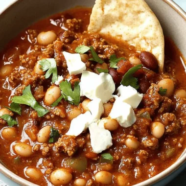 Lamb and White Bean Chili
