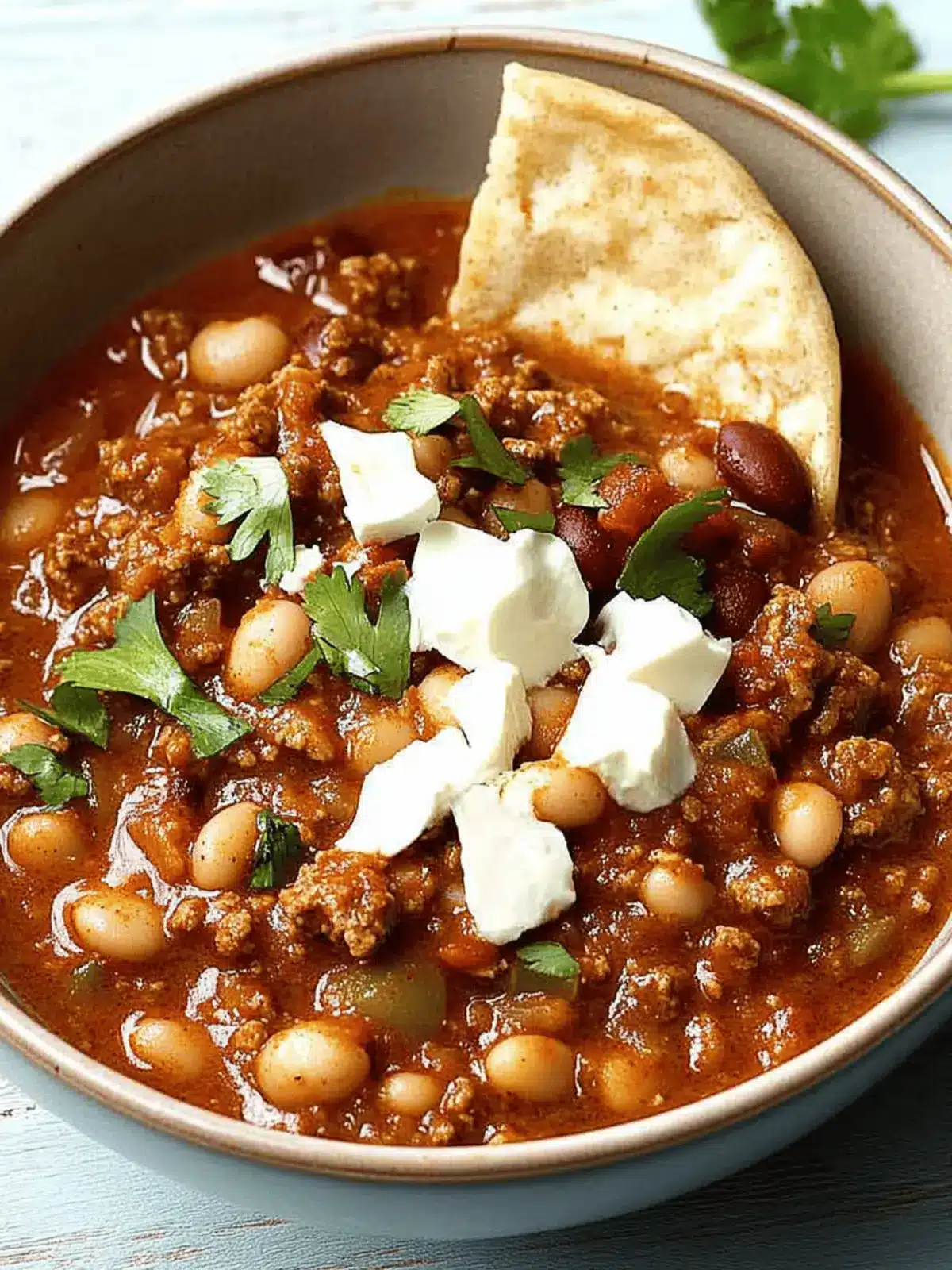 Lamb and White Bean Chili