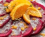 Vibrant Beet Carpaccio with Orange Vinaigrette Delight