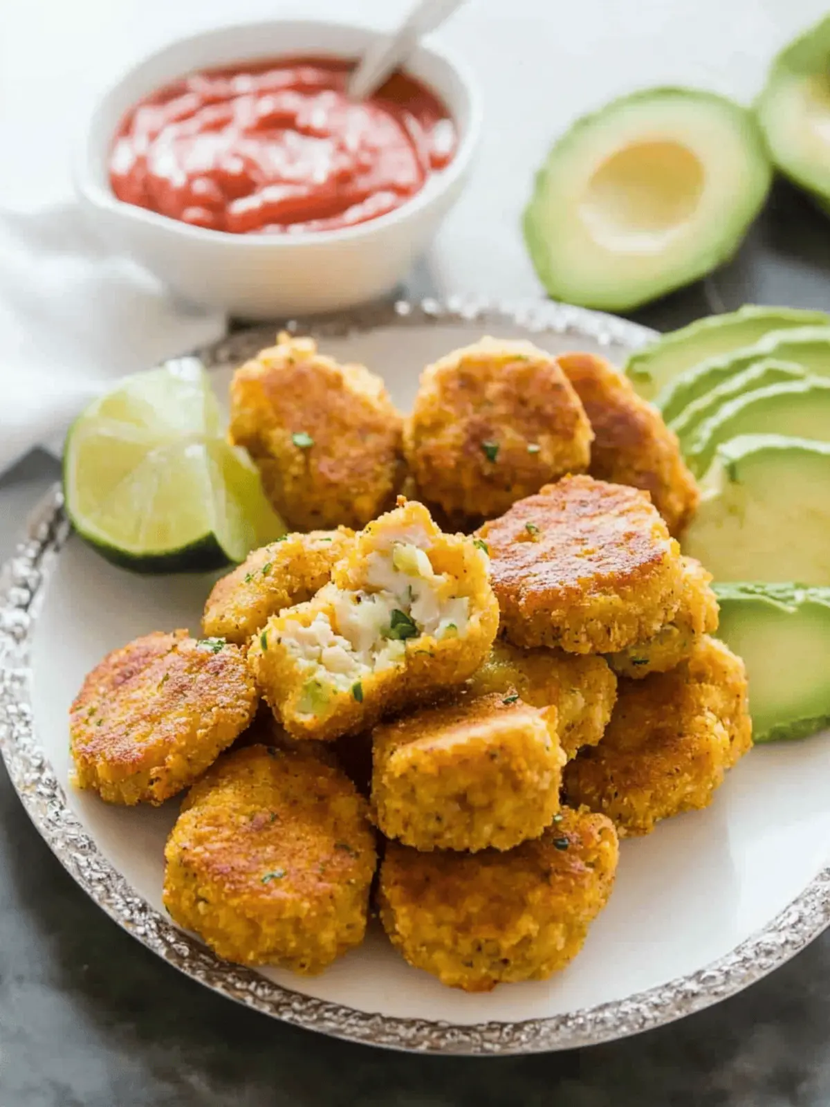 Chickpea Vegetable Nuggets