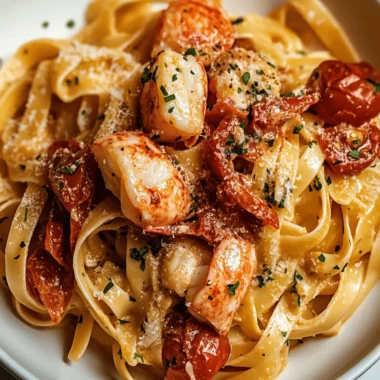 Tomato and Lobster Pasta