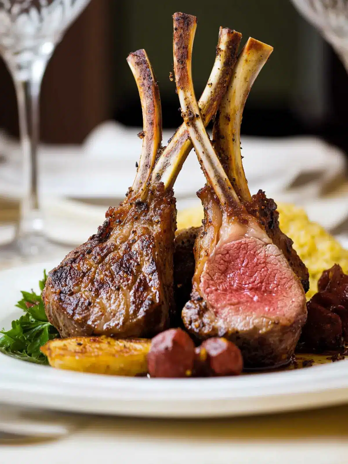 Oven-Roasted Lamb Chop