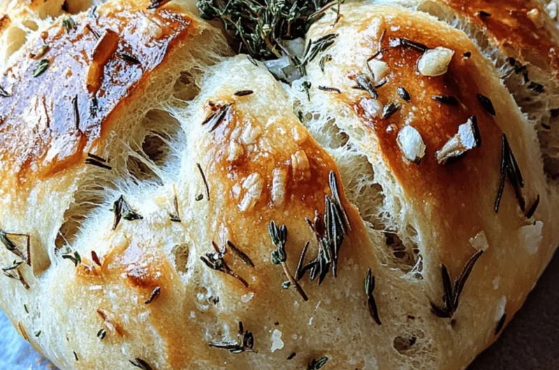 Garlic Herb Braided Bread