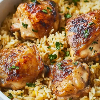 Chicken Thighs and Rice